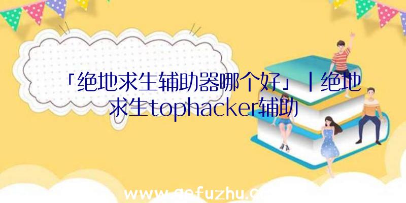 「绝地求生辅助器哪个好」|绝地求生tophacker辅助